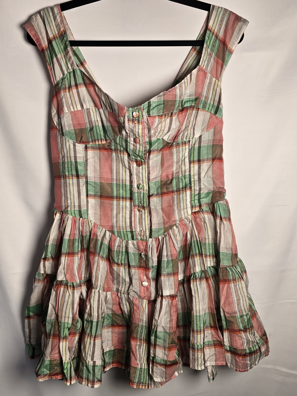 Vanessa Mooney Elisabeth Romper Dress corset-style Watermelon